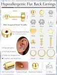 Hypoallergenic Gold Plated Earrings for Sensitive Ears