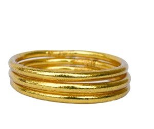 3-Piece EMME Everyday Bangles Set in Light Gold