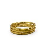 3-Piece EMME Everyday Bangles Set in Light Gold