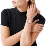 Michael Kors Portia Rose Gold Mesh Women's Watch