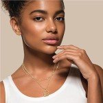 Trendy 14K Gold Layered Chunky Chain Necklace