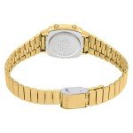 Casio Women's Vintage Gold-tone Digital Alarm Watch