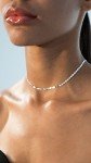 Miabella 925 Sterling Silver Adjustable Choker Necklace