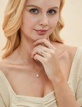 Elegant 3CT Oval Cut Sterling Silver Engagement Ring