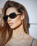 Gold Plated Caged Pearl Stud Earrings - 6MM