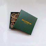 14K Gold Chunky Hoop Earrings Set for Women
