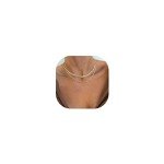 Freekiss Gold Layered Herringbone Necklace for Women