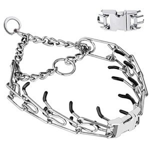 Adjustable Prong Collar for Dogs with Extra Links