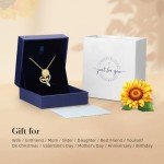 Sunflower Pendant Necklace - You Are My Sunshine