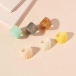 Colorful Chunky Resin Rings for Women