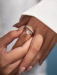 Moissanite Solitaire Engagement Ring for Women