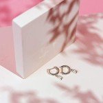 Dainty 14K Gold Plated Drop Huggie Earrings