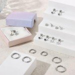 Hypoallergenic Steel Stud & Hoop Earrings for All