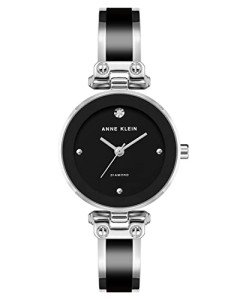 Anne Klein Diamond Dial Bangle Watch for Women