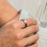 7mm Silver Tungsten Wedding Band for Men