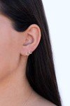 Sterling Silver Huggie Hoop Earrings Set for All