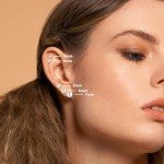 18K White Gold Plated Ball Stud Earrings