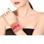 Colorful 24-Piece Bollywood Bangle Bracelet Set