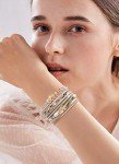 3-Pack Women’s Leather Feather Cuff Bracelets