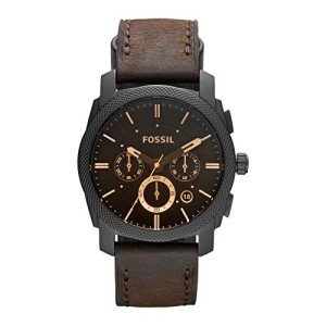 Fossil Men's Machine Black Chronograph Watch FS4656
