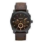Fossil Men's Machine Black Chronograph Watch FS4656