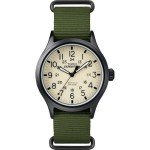 Timex Men's Expedition Scout 40mm Watch – Black & Cream