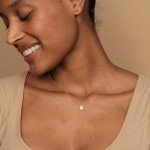 Gold Plated Faux Diamond Halo Pendant Necklace
