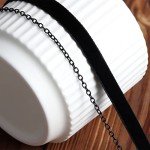 HEXALOVA Gothic Black Velvet Choker Necklace