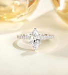 Marquise Cut 2CT CZ Engagement Ring for Women