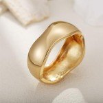 Chunky Gold Cuff Bangles for Women