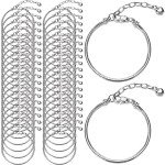 Hicarer 27-Piece Adjustable Snake Charm Bracelet Set