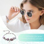 Hicarer 27-Piece Adjustable Snake Charm Bracelet Set