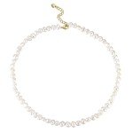 Elegant Baroque Pearl Choker Necklace for Women