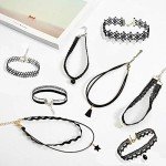 8-Piece Kids Choker Necklace Set in Multi-Colors