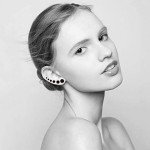 Black Stainless Steel Stud Earrings - 6 Pairs