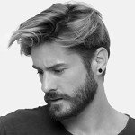 Black Stainless Steel Stud Earrings - 6 Pairs