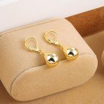 14K Gold Teardrop Dangle Earrings for Women