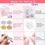 300-Piece Charm Bangle Bracelet Making Kit
