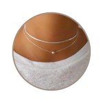 Annika Bella Silver Choker Necklace Set of 2