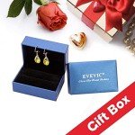 Aurora Borealis Crystal Teardrop Dangle Earrings