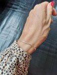 Dainty 925 Sterling Silver Charm Bracelet for Women
