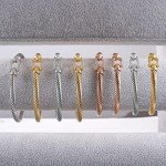 Stylish Twisted Cable Bracelet for Women