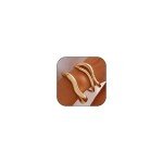 Gold Chunky Bangle Bracelets Set for Women