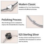 925 Sterling Silver Charm Bracelet for Women