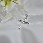 Minimalist Sterling Silver 925 Cross Pendant