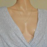 Minimalist Sterling Silver 925 Cross Pendant
