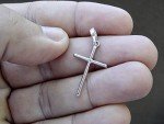 Minimalist Sterling Silver 925 Cross Pendant