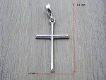Minimalist Sterling Silver 925 Cross Pendant