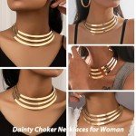 Chunky Gold Statement Necklace for Women