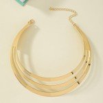 Chunky Gold Statement Necklace for Women